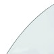 Félkör alakú kandalló-üveglap 1200x500 mm Félkör alakú kandalló-üveglap 1200x500 mm