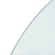 Félkör alakú kandalló-üveglap 1200 x 600 mm Félkör alakú kandalló-üveglap 1200 x 600 mm