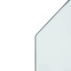 Hatszög alakú kandalló-üveglap 120 x 50 cm Hatszög alakú kandalló-üveglap 120 x 50 cm