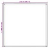 Bézs hdpe sátorszőnyeg 250 x 250 cm