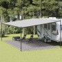 Antracitszürke és fehér hdpe sátorszőnyeg 400x600 cm