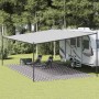 Antracitszürke és fehér hdpe sátorszőnyeg 400 x 700 cm