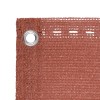 Terrakotta hdpe erkélyparaván 120 x 400 cm