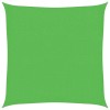 Világoszöld hdpe napvitorla 160 g/m² 2 x 2 m