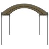 Tópszínű pavilon 4 x 3 x 2,6 m 180 g/m²
