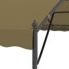 Tópszínű pavilon 4 x 3 x 2,6 m 180 g/m²