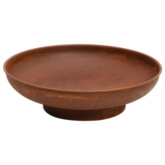 Acél tűztál 57 cm