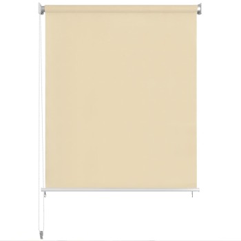 Krémszínű kültéri hdpe roló 80 x 230 cm