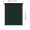 Sötétzöld kültéri hdpe roló 120 x 140 cm