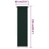 Sötétzöld kültéri hdpe roló 60 x 230 cm