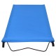 Kék oxford szövet és acél kempingágy 180 x 60 x 19 cm Kék oxford szövet és acél kempingágy 180 x 60 x 19 cm