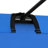 2 db kék oxford szövet és acél kempingágy 180 x 60 x 19 cm 2 db kék oxford szövet és acél kempingágy 180 x 60 x 19 cm