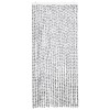 Világos- és sötétszürke zsenília rovarfüggöny 90 x 220 cm