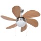 Világosbarna mennyezeti ventilátor lámpával 76 cm Világosbarna mennyezeti ventilátor lámpával 76 cm