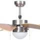 Világosbarna mennyezeti ventilátor lámpával 76 cm Világosbarna mennyezeti ventilátor lámpával 76 cm