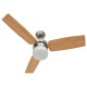 Világosbarna távirányítós mennyezeti ventilátor lámpával 108 cm Világosbarna távirányítós mennyezeti ventilátor lámpával 108 cm