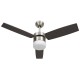 Sötétbarna távirányítós mennyezeti ventilátor lámpával 108 cm Sötétbarna távirányítós mennyezeti ventilátor lámpával 108 cm