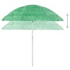 Zöld hawaii stílusú strandnapernyő 240 cm