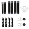 Terepszínű rendezvénysátor led-del/4 oldalfallal 3,6x3,6x2,3 m