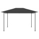 Antracitszürke pavilon 4 x 3 x 2,7 m 180 g/m²
