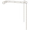 Antik barna vas kerti pergola 3 x 3 x 2,5 m