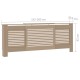 Mdf radiátorburkolat 205 cm