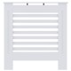 Fehér mdf radiátorburkolat 78 cm