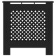 Fekete mdf radiátorburkolat 78 cm