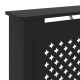 Fekete mdf radiátorburkolat 78 cm