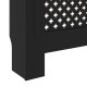 Fekete mdf radiátorburkolat 78 cm