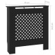Fekete mdf radiátorburkolat 78 cm