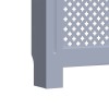 Szürke mdf radiátorburkolat 78 cm