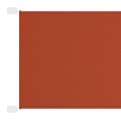 Terrakotta oxford-szövet függőleges napellenző 100 x 1000 cm