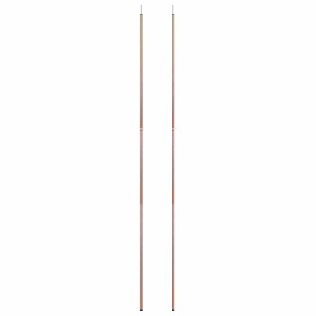 2 db horganyzott acél teleszkópos sátoroszlop 170-255 cm
