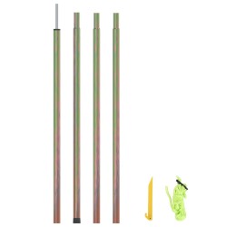 Horganyzott acél napvitorlaoszlop 250 cm