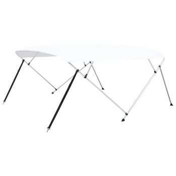 Fehér négyágú bimini tető 243 x (230-244) x 137 cm