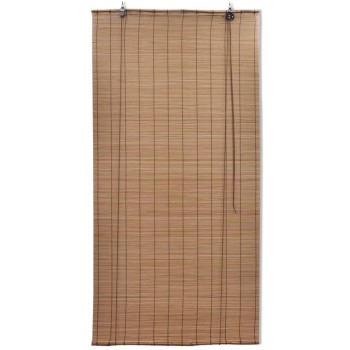 2 db barna bambusz redőny 80 x 160 cm
