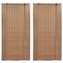 2 db barna bambusz redőny 120 x 220 cm