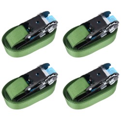 4 db zöld racsnis rögzítő heveder 800 dan 6 m