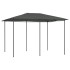 Antracitszürke pavilon 3 x 4 x 2,6 m 160 g/m²