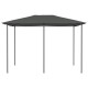 Antracitszürke pavilon 3 x 4 x 2,6 m 160 g/m²