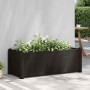 Antracitszürke kerti pp magaságyás 100 x 43 x 35 cm