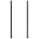 2 db sötétszürke alumínium kerítésoszlop 185 cm