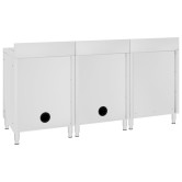 Rozsdamentes acél kereskedelmi konyhai mosogató 180 x 60 x 96 cm Rozsdamentes acél kereskedelmi konyhai mosogató 180 x 60 x 96 cm