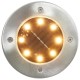 8 db rgb színű napelemes talajba építhető led-lámpa 8 db rgb színű napelemes talajba építhető led-lámpa
