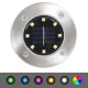 8 db rgb színű napelemes talajba építhető led-lámpa 8 db rgb színű napelemes talajba építhető led-lámpa