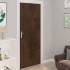 4 db sötét tölgyszínű öntapadó pvc ajtófólia 210 x 90 cm