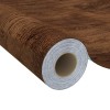 2 db sötét tölgyszínű öntapadó pvc ajtófólia 500 x 90 cm