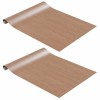 2 db világos tölgyszínű öntapadó pvc ajtófólia 500 x 90 cm