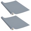 2 db szürke öntapadó pvc ajtófólia 500 x 90 cm